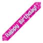 Birthday Banner Pink