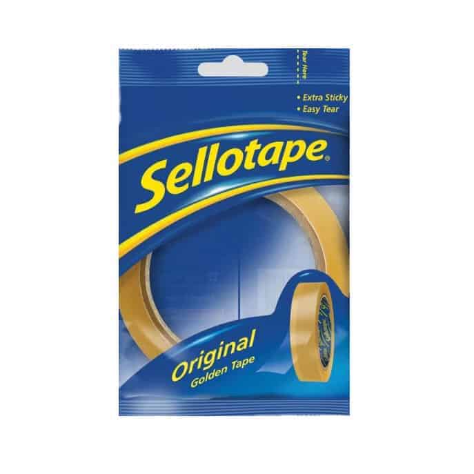 SELLOTAPE 24mm : Nations Number 1 Sticky Tape : Hedon Green Print