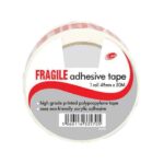 RED & WHITE FRAGILE TAPE postage & Packaging