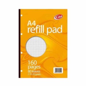 STATIONERY GRAPH REFILL PAD A4
