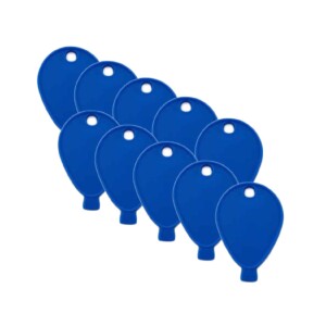 BLUE BALLOON SHAPED WEIGHTS