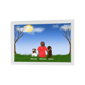 Doggy Mum Mothers Day Print