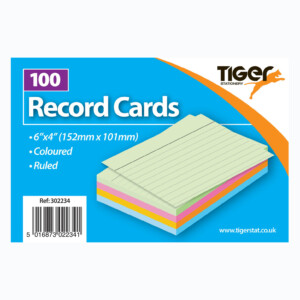 RECORD CARDS 6x4